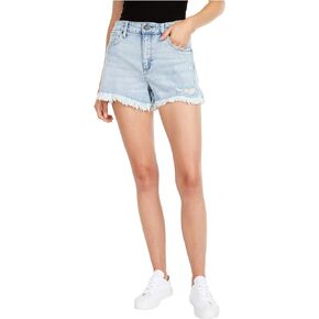 KUT from the Kloth Jane High-Rise Jean Shorts Adrenaline/Medium Base Wash 0 3