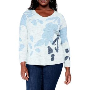NIC+ZOE Women's Breezy Leaves Sweater