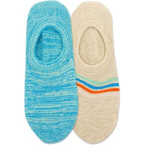 Hot Sox Women's Fun Liner Socks-2 Pair Pack-Cool & Cute Novelty Invisible No Show Gifts