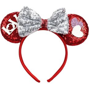 عصابات رأس عيد الحب على شكل قلب، هدية لحفلات عيد الحب، ديكور على شكل فيونكة على شكل قلب، إكسسوار شعر على شكل طوق شعر in Kuwait