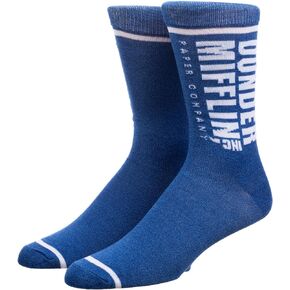 Bioworld The Office Dunder Mifflin Inc Adult Crew Socks
