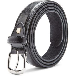 | Mens Leather Belt Casual 1 Inch Fashion Trouser Belt |
