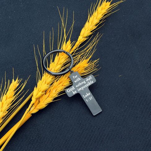 Inspirational Christian Baseball Cross Necklace Keychain Bible Verse Pendant for Boys Girls in Saudi Arabia