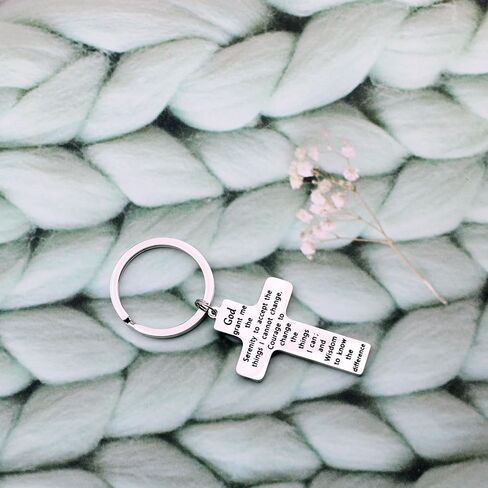 Inspirational Christian Baseball Cross Necklace Keychain Bible Verse Pendant for Boys Girls in Saudi Arabia