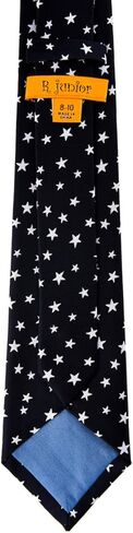 Retreez Classic Stars Woven Microfiber Boy's Tie - 8-10 years in Kuwait
