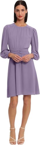 Donna Morgan Women's Long Sleeve Twist Waist Dress in Saudi Arabia