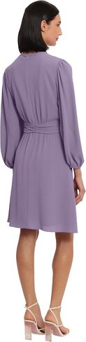 Donna Morgan Women's Long Sleeve Twist Waist Dress in Saudi Arabia