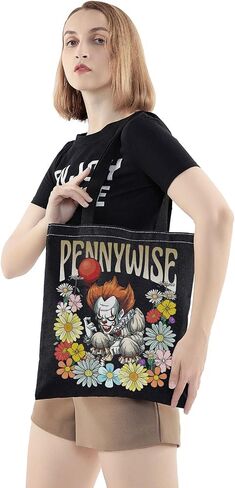 WZMPA مهرج Pennywise حمل حقيبة Pennywise الوجه موضوع هدية حقيبة كتف Pennywise لمحبي الأفلام in Kuwait