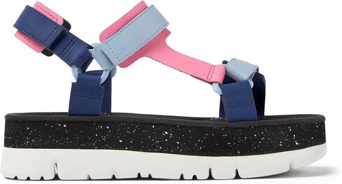 Camper Women's Flatform Flat Sandal, Multicolor, 6 in Saudi Arabia