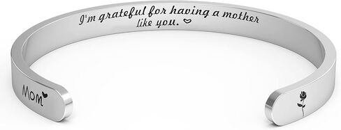 هدايا الأم للنساء أساور الكفة، هدايا للأم من ابنتها، هدايا عيد الأم لأفضل أم، هدايا عيد الأم للأم، هدايا مضحكة فريدة من نوعها سوار مجوهرات لعيد الأم/عيد الميلاد in Kuwait