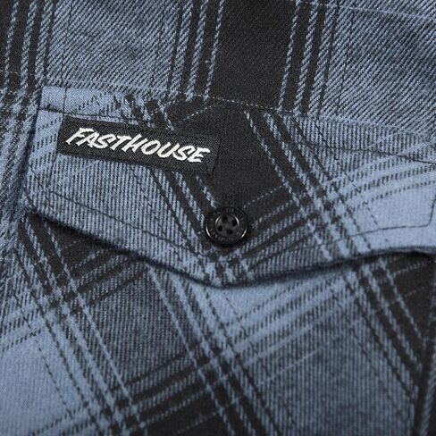FASTHOUSE Youth Saturday Night Special Flannel، أزرق غامق/أسود in Kuwait
