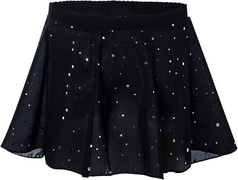 2 حزمة الفتيات الباليه التنانير الأسود الوردي الرقص توتو حجم 8-9 سنة سباركلي راقصة الباليه Dancewear لفئة الرقص in Kuwait