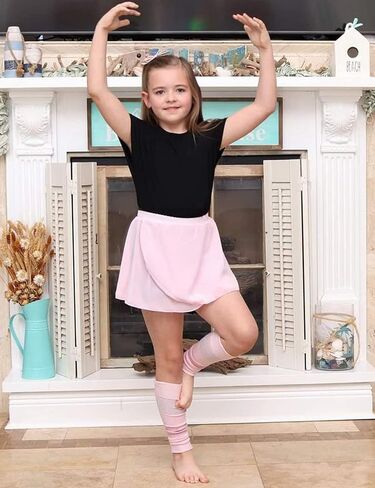 2 حزمة الفتيات الباليه التنانير الأسود الوردي الرقص توتو حجم 8-9 سنة سباركلي راقصة الباليه Dancewear لفئة الرقص in Kuwait