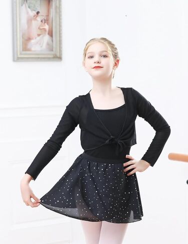 2 حزمة الفتيات الباليه التنانير الأسود الوردي الرقص توتو حجم 8-9 سنة سباركلي راقصة الباليه Dancewear لفئة الرقص in Kuwait