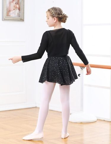 2 حزمة الفتيات الباليه التنانير الأسود الوردي الرقص توتو حجم 8-9 سنة سباركلي راقصة الباليه Dancewear لفئة الرقص in Kuwait