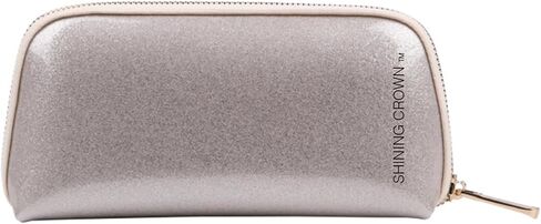 EMILYSTORES SHINING Crown Muliti-Functional Portable Travel Makeup Tote Bag Cosmetic Pouch For Storage Toiletry Travel Accessories, Silver Color in Saudi Arabia