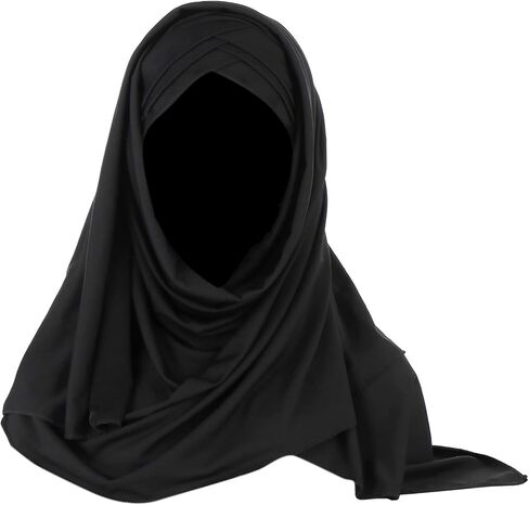 AIBEARTY Women Glitter Sequin Hijab Muslim Head Wrap Scarf Long Turban Headband Hair Cap Shawl in Kuwait