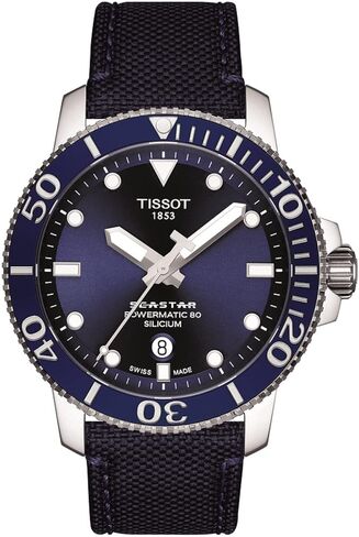 Tissot mens Seastar Ceramic Sport Watch Silver T1204071704101 in Saudi Arabia