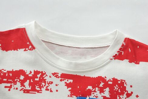 American Flag Shirt for Toddler Boy Girl 4th of July T-Shirt Kids Patriotic Tees Tops in Saudi Arabia