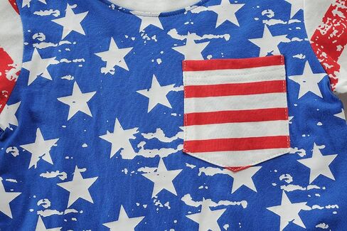 American Flag Shirt for Toddler Boy Girl 4th of July T-Shirt Kids Patriotic Tees Tops in Saudi Arabia