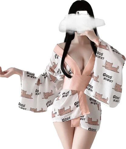 SINROYEE Japanese dress for women Kimono Sexy Cosplay Uniform Anime lingerie in Saudi Arabia