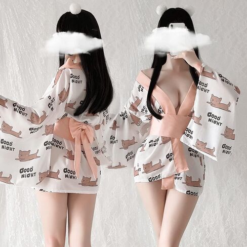 SINROYEE Japanese dress for women Kimono Sexy Cosplay Uniform Anime lingerie in Saudi Arabia