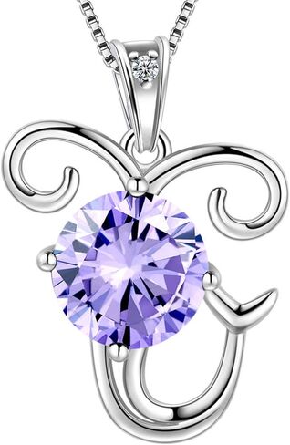 أورورا الدموع زودياك كوكبة القلائد النساء 925 فضة كريستال جوهرة قلادة زركون الميلاد مجوهرات سحر يؤرخ مجوهرات in Kuwait