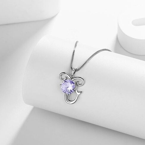 أورورا الدموع زودياك كوكبة القلائد النساء 925 فضة كريستال جوهرة قلادة زركون الميلاد مجوهرات سحر يؤرخ مجوهرات in Kuwait