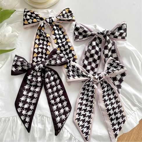 4 Pack Purse Scarf for Bags Silk Head Scarf for Hair Handbag Women Scarfs Band Hair Neck Scarves Fashion Gifts,39 in Kuwait