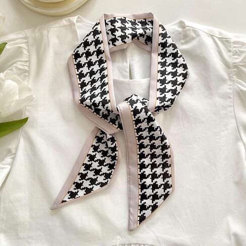 4 Pack Purse Scarf for Bags Silk Head Scarf for Hair Handbag Women Scarfs Band Hair Neck Scarves Fashion Gifts,39 in Kuwait
