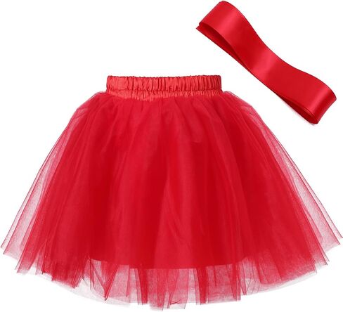 DGSHIRLDJO 7 Layers Girls Tutu Skirts, Puffy Tulle Ballet Tutu Skirt for Toddler Girls 3-10 Years Birthday/Daily Wear/Costume in Saudi Arabia