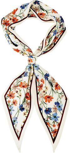 COMNICO Satin Head Scarf 58in Fashion Printed Silk Like Hair Ties Scarves Wrap for Sleeping Purse Bag Handle Accessories in Kuwait