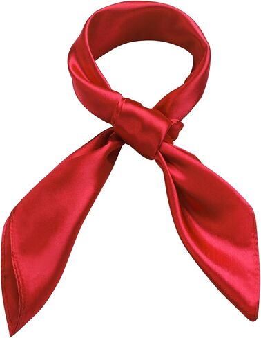 GHGMAO Silk Feeling Scarf for Women Square Stain Scarf Ladies Head Scarves Retro Neck Scarf Solid Color Slik Like Bandana in Saudi Arabia