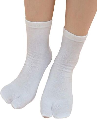 miccostumes Women's Japanese Tabi Geta Cosplay Two Toe Socks in Saudi Arabia