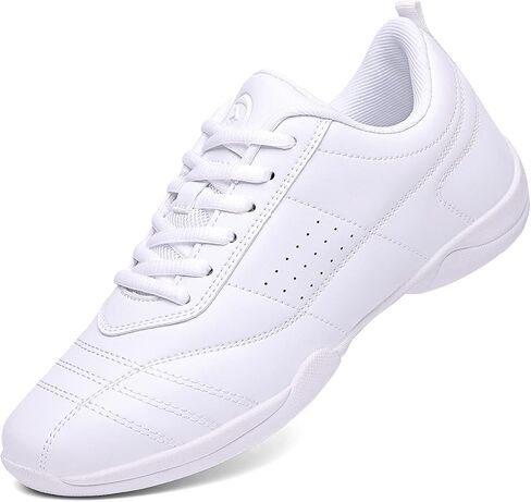 WUIWUIYU Boys Girls White Lace-up School Cheer Shoes Chearleading Dancing Sports Shoe Sneakers in Saudi Arabia