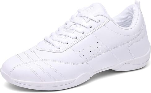 WUIWUIYU Boys Girls White Lace-up School Cheer Shoes Chearleading Dancing Sports Shoe Sneakers in Saudi Arabia