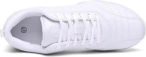 WUIWUIYU Boys Girls White Lace-up School Cheer Shoes Chearleading Dancing Sports Shoe Sneakers in Saudi Arabia