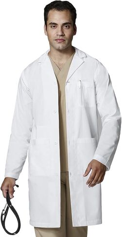 WonderWink Men's Wonderlab Long Lab Coat in Saudi Arabia