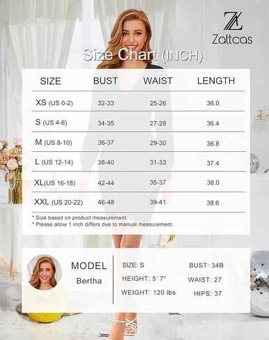 فساتين Zattcas النسائية للربيع 2024، أكمام طويلة منتفخة، رقبة على شكل V، سحاب مكشكش، فستان أنيق فوق الركبة in Kuwait