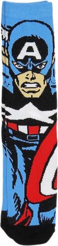 Marvel Mens Avengers Casual Crew Socks 3 Pair Pack Shoe Size 6-12 in Saudi Arabia