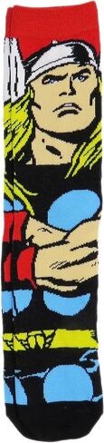 Marvel Mens Avengers Casual Crew Socks 3 Pair Pack Shoe Size 6-12 in Saudi Arabia