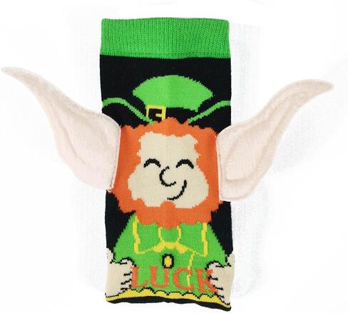 جوارب عيد القديس باتريك من ايلودي او، جوارب ايرلندية مع اذنين، جوارب لاكي نوفيلتي للرجال والنساء in Kuwait