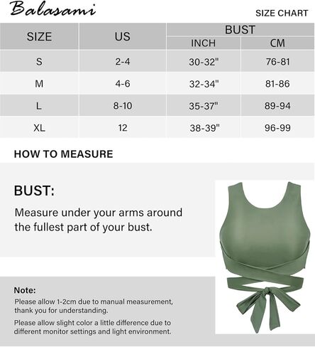 Balasami المرأة داعمة عالية الرقبة كيبك الصليب بيكيني مطبوع رفع الحشو التفاف التعادل تانك ملابس السباحة المايوه القمم فقط in Kuwait