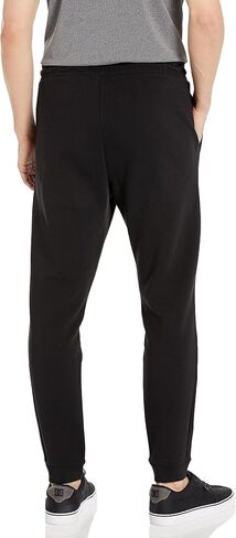 BOSS Men's Curved Logo Regular Fit Cuffed Sweatpants in Saudi Arabia