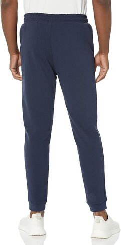 BOSS Men's Curved Logo Regular Fit Cuffed Sweatpants in Saudi Arabia