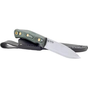 No.10 SFK - Sleipner Scandi/Green Micarta - Fixed