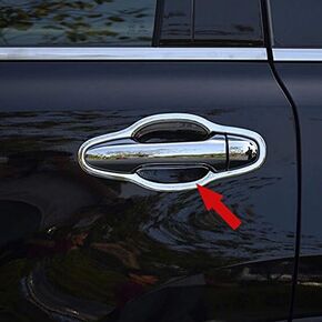 Beautost Fit for Toyota Highlander 2014 2015 2016 2017 2018 2019 Chrome Door Bowl Handle Cover Trims
