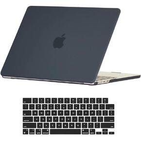 Ruban Case for MacBook Air 15 inch A3114 A2941 M3 M2 2024 2023 Release Chip with Liquid Retina Display & Touch ID, Protective Plastic Hard Shell Case & Keyboard Cover Skin (Crystal Clear)