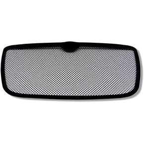 APS Compatible with Chrysler 300 300C 2005-2010 Main Upper Stainless Steel Black Mesh Grille Insert S18-H00357R