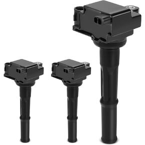 YHTAUTO Set of 3 Ignition Coil Packs Replacement for 1996-2002 Toyota 4Runner, 1995-2004 Tacoma, 2000-2004 Tundra, 1995-1998 T100 3.4L V6 Replace C1041 9091902212